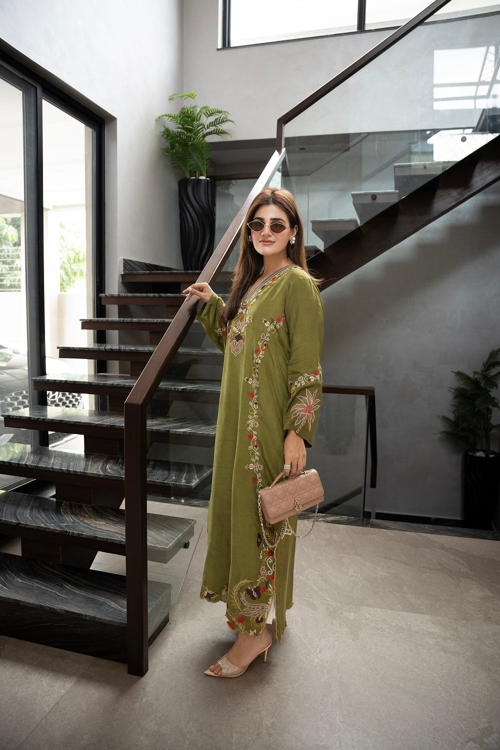Silk kaftaan