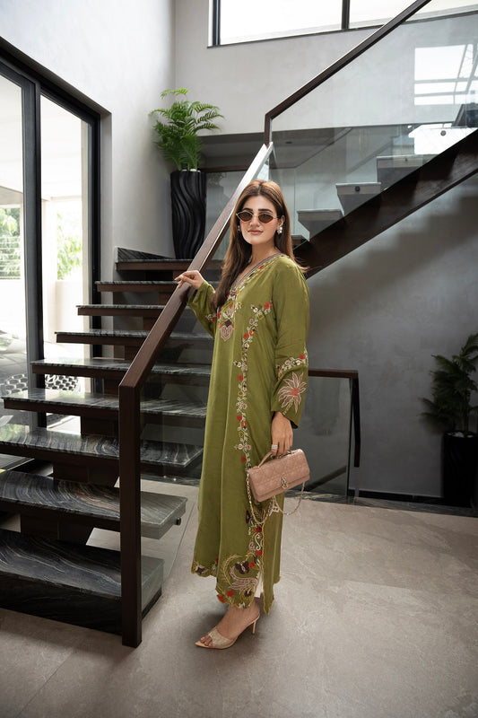 Silk kaftaan