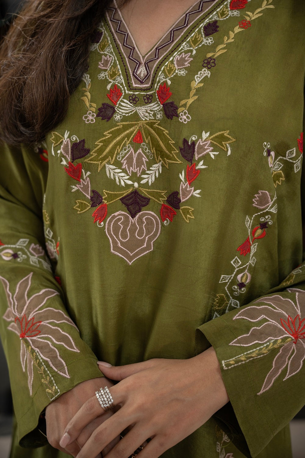 Silk kaftaan