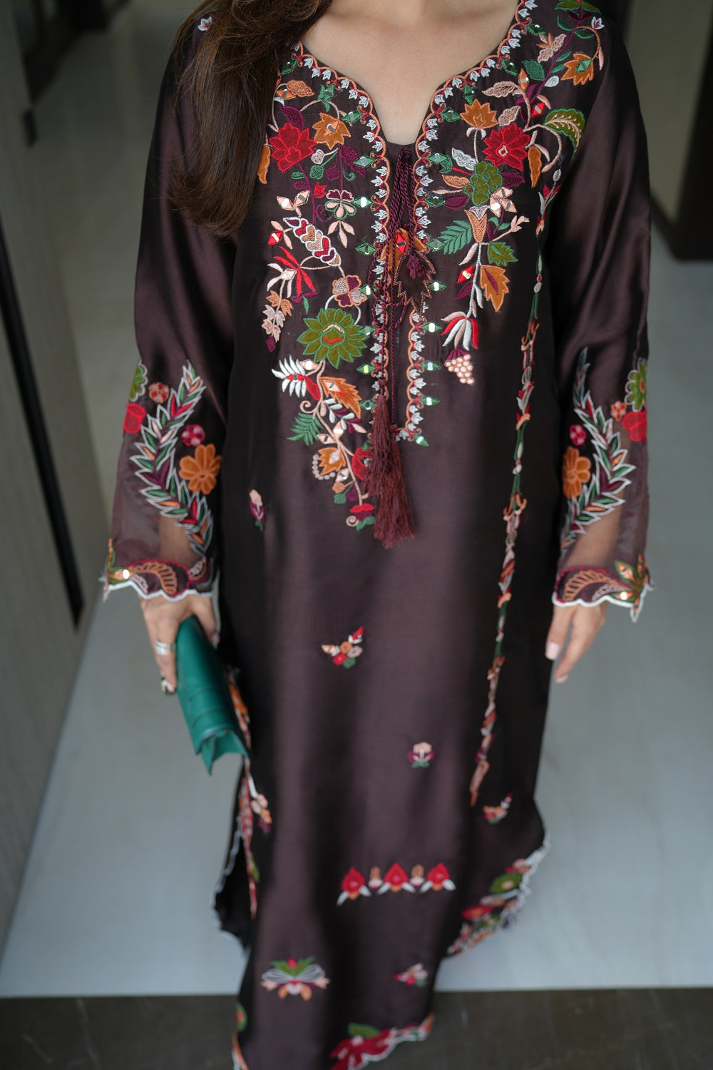 Brown kaftaan