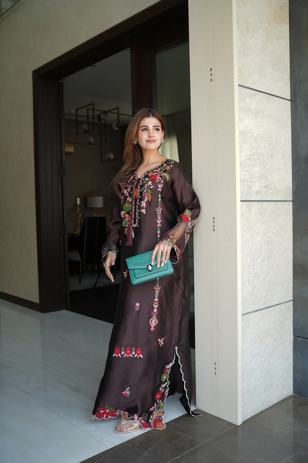 Brown kaftaan