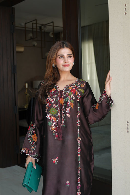 Brown kaftaan